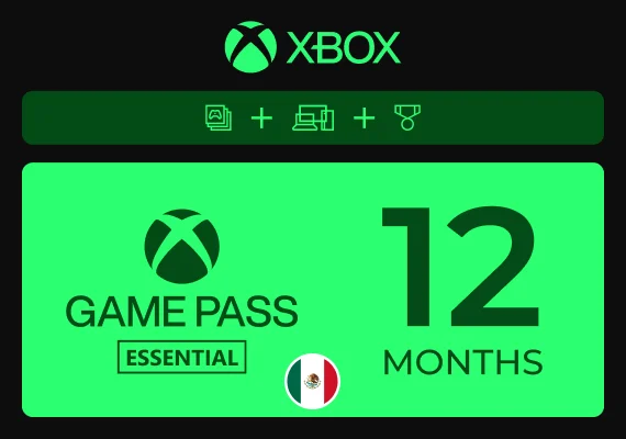 Xbox Game Pass Core (Essential) 12 Months Xbox Live Key - MEXICO